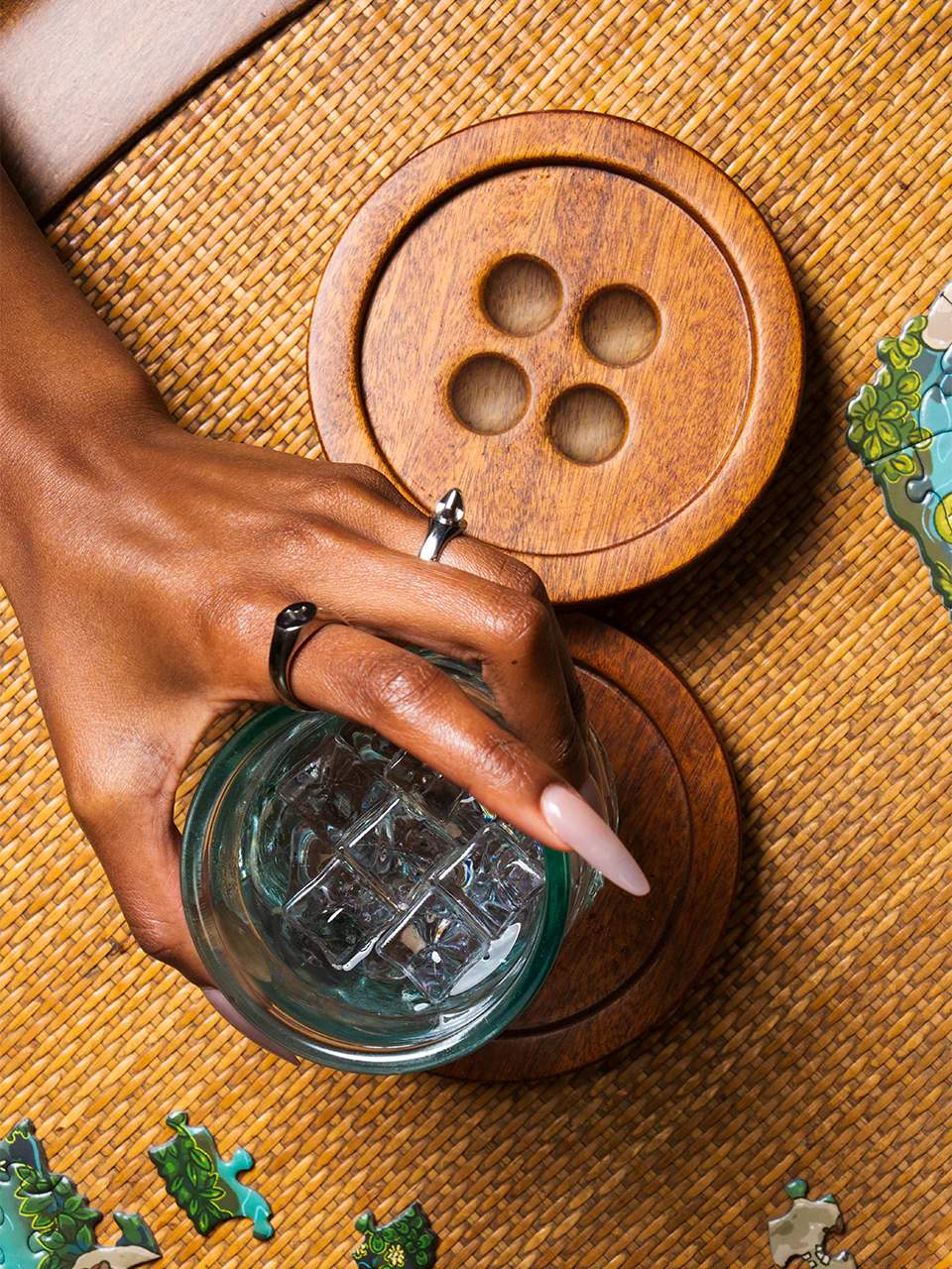 BUTTON COASTERS (4 PACK) - Image 5