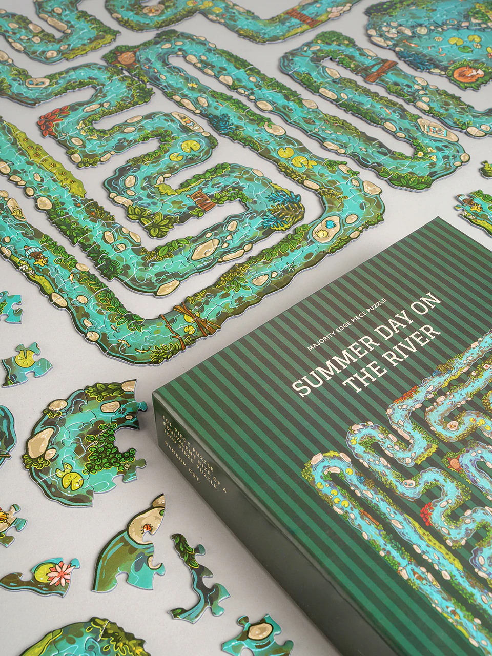 EDGE PIECE PUZZLE: SUMMER DAY ON THE RIVER - Image 5